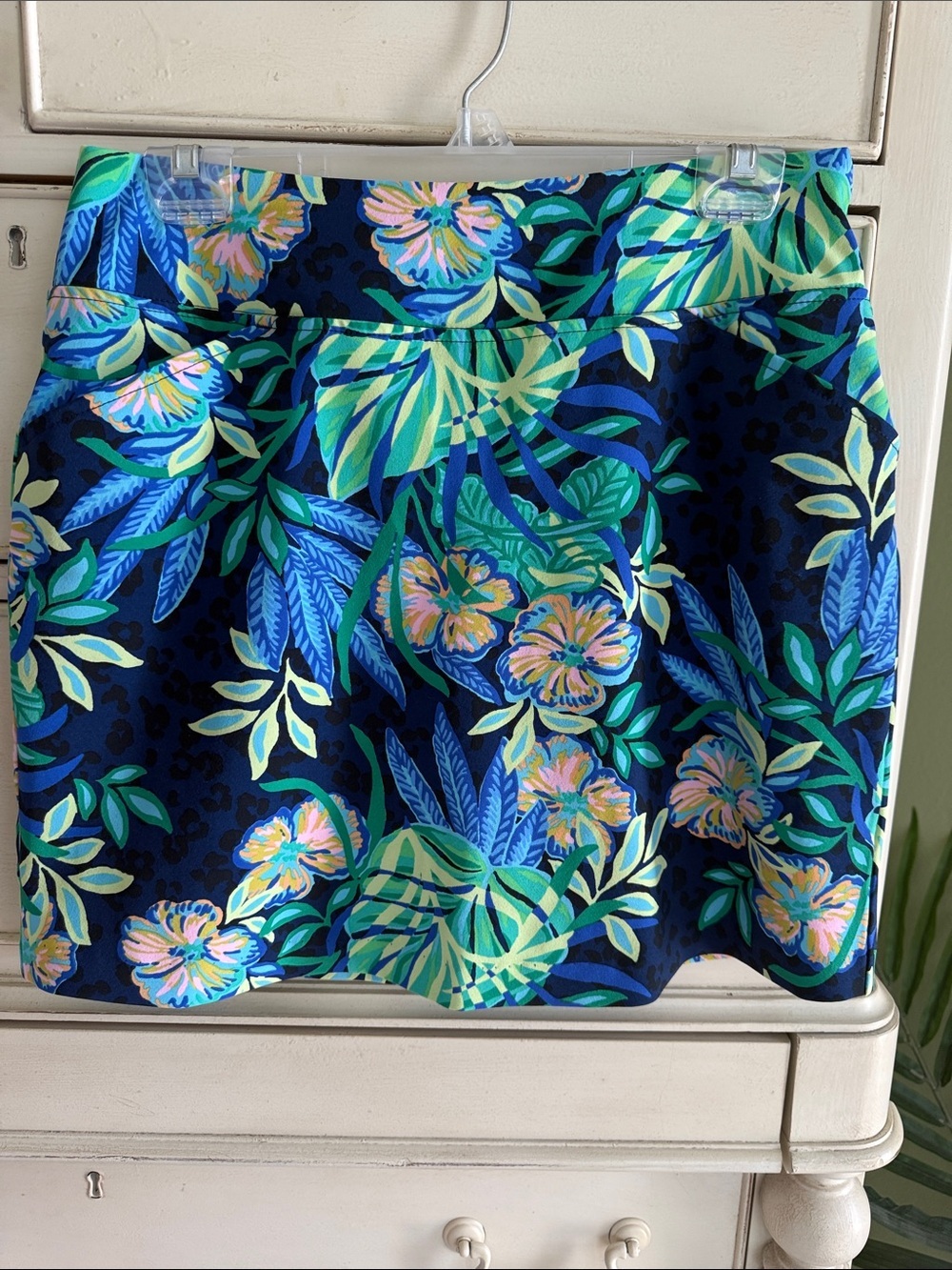 Lilly Pulitzer Luxletic Monica Skort in Navy and Teal size 6